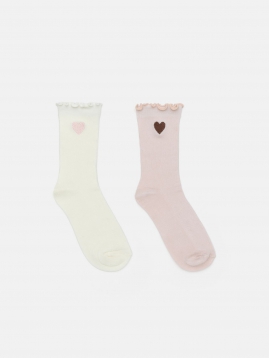 גרבי ריב רקמה 2 יחידות